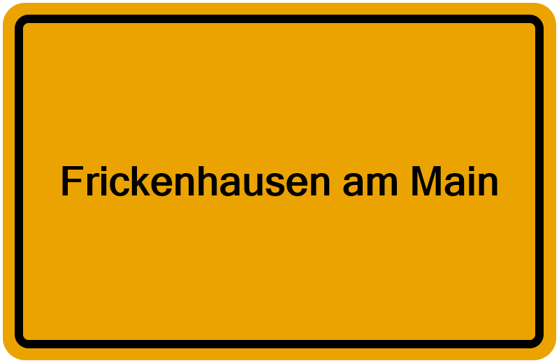 Handelsregisterauszug Frickenhausen am Main